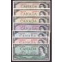 1954 Canada bank note set $1 $2 $5 $10 $20 $50 $100 7-notes F-VF+