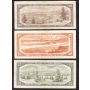1954 Canada bank note set $1 $2 $5 $10 $20 $50 $100 7-notes F-VF+