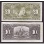 1937 Canada banknote set $1 $2 $5 $10 $20  VF