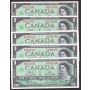10x 1967 Canada $1 dollar Centennial banknotes UNC64 EPQ