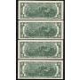 35x 1976 J USA Kansas $2 FR consecutive notes J12264264-98A FR1935J CH UNC