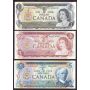 1969-1975 Canada banknote set $1 $2 $5 $10 $20 $50 $100 7-notes CH UNC+