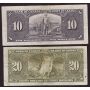 1937 Bank of Canada $1 $2 $5 $10 $20 $50 $100 7-notes 