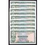 9x 1983 Hong Kong HSBC $10 banknotes Choice UNC63 or better
