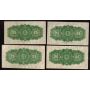 14x 1923 Canada 25 Cent banknotes McCavour Saunders DC-25c 14-notes all FINE