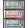 1954 Canada bank note set $1 $2 $5 $10 $20 $50 $100 7-notes VF or better