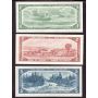 1954 Canada bank note set $1 $2 $5 $10 $20 $50 $100 7-notes VF or better