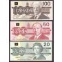 1986-1991 Canada Bird series set $2 $5 $10 $20 $50 $100 6-notes CH AU/UNC