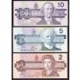 1986-1991 Canada Bird series set $2 $5 $10 $20 $50 $100 6-notes CH AU/UNC