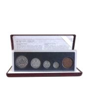 1908-1998 Canada Commemorative Antique Finish Sterling Silver Proof Set