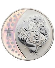 2009 Canada $25 Olympic Spirit Sterling Silver Hologram