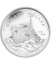 2010 Canada Proof Silver Dollar - Royal Canadian Navy RCM 