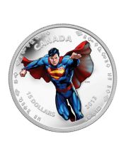 2013 Canada $15 75th Anniversary of Superman: Modern Day - Pure Silver Coin