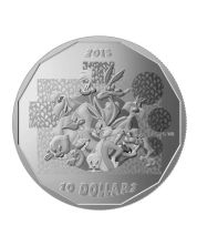 2015 Canada $10 Looney Tunes: That's All Folks - Pure Silver Coin