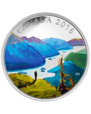 2016 Canada $20 Reaching The Top - Canadian Landscape Series Fine Silver Coin