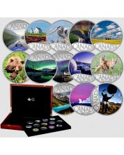 2017 $10 Celebrating Canada's 150th Anniversary  Pure Silver 13 Coin Set