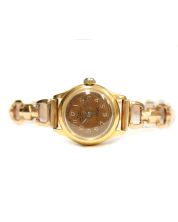 1940s ESKA 18k gold ladies watch 