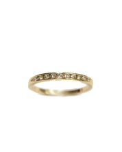 14 Karat Yellow Gold Ladies 0.25 Carat Diamond Ring 