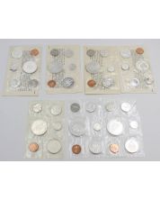 1961-1967 Canada Silver Prooflike Coin Sets 1961 62 63 64 65 66 & 1967 