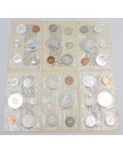 1962-1967 Canada Silver Prooflike Coin Sets 1962 63 64 65 66 & 1967  