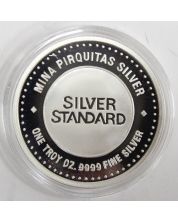 One ounce 9999 silver coin Silver Standard Resources MINA PIRQUITAS Argentina