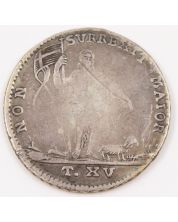 Malta 1769 15 Tari silver coin EMMANUEL PINTO John The Baptist