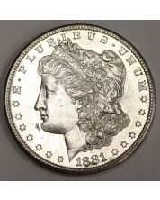 1881s Morgan Silver Dollar Gem Uncirculated