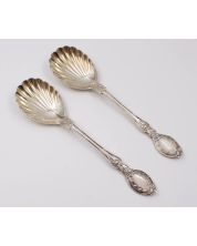 2x Henry Williamson c1902 Sheffield .925 silver spoons 7.75 inches 121 grams 