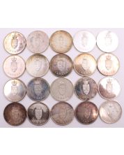 1867-1967 Canada Centennial Official Medals 20-coins 494 grams of .925 SILVER