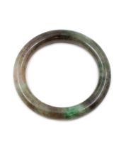 Jadeite Burmese Jade Hololith Bangle 