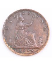 1886 Great Britain Farthing EF