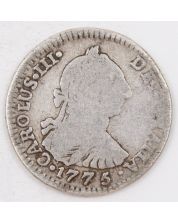 1775 Bolivia 1 Real silver coin PTS PR KM-52 circulated