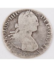 1808 Bolivia 2 Reales silver coin Potosi PJ KM#83 circulated