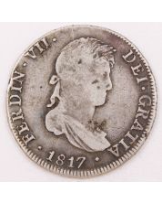 1817 Bolivia 4 Reales silver coin Potosi PJ KM#88 circulated 