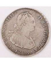 1793 Bolivia 4 Reales silver coin Potosi PR KM#72 circulated 