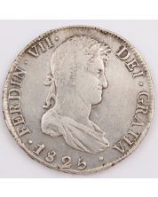 1825 Bolivia 8 Reales silver coin JL KM#84 a/EF