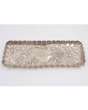 1899 Trinket Tray .925 Silver Synyer & Beddoes Birmingham