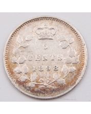 1898 Canada 5 cents VF+