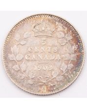 1903H Canada 5 CENTS VF+