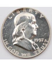 1957 Franklin Half Dollar Proof