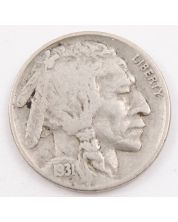 1931s Buffalo Nickel a/VF