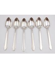 6x Gorham Calais pattern Sterling silver spoons 6 inches 