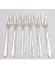 6x Gorham Calais Sterling silver Dinner Forks 7.25 inches 