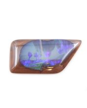 Boulder Opal freeform cabochon natural ironstone matrix 35.06cts 