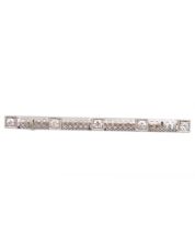 Bar pin ophidian detailing 18K wg circa 1925 0.45cts Diamonds 