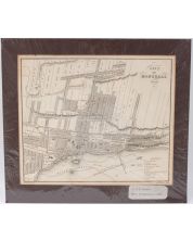 City of Montreal 1830. Map engraved by J & C Walker 