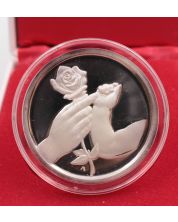 1976 One Ounce 999 pure silver Mothers Day Rose Hamilton Mint Choice Proof