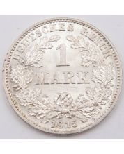 1915 G Germany 1 Mark silver coin Choice UNC