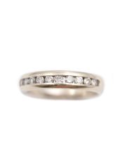 14K white gold Ladies 0.30 Carat Diamond Ring Size 6