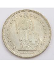 1961 Switzerland 2 Franc silver coin Choice Uncirculated